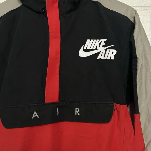 Vintage Y2K Nike Air Colorblock Anorak 1/2 Zip “Bulls” 2024 - Picture 4 of 4